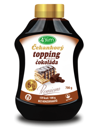 4Slim Čekankový topping čokoláda 700 g