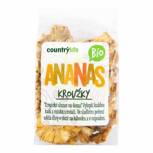 Ananas kroužky sušené 100 g BIO   COUNTRY LIFE Country Life