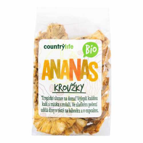 Ananas kroužky sušené 100 g BIO   COUNTRY LIFE Country Life