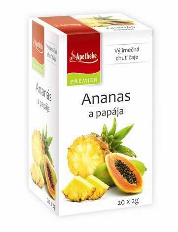 Apotheke Čaj Ananas a papája 20 sáčků