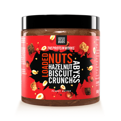 Arašídové máslo Loaded Nuts 500 g white choc fudge rapids - The Protein Works The Protein Works