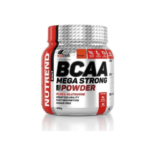 BCAA Mega Strong Powder 500 g pomeranč - Nutrend Nutrend