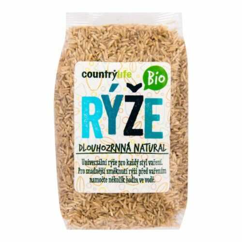 BIO Rýže dlouhozrnná natural 500 g - Country Life Country Life