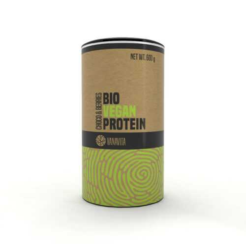 BIO Vegan Protein 600 g banán jahoda - VanaVita VanaVita