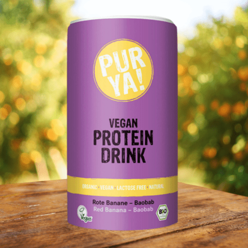 BIO Vegan Protein Drink 550 g kakao carob - PURYA PURYA