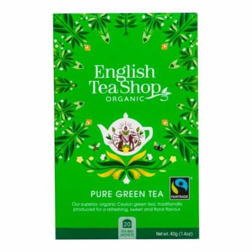 BIO Zelený čaj Fair Trade 40 g - English Tea Shop English Tea Shop
