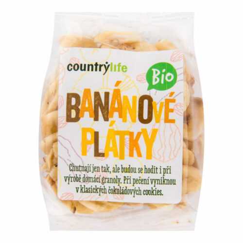 Banánové plátky 100 g BIO   COUNTRY LIFE Country Life