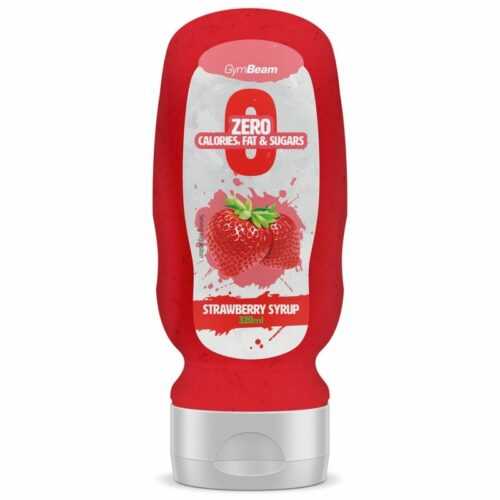 Bezkalorický sirup Strawberry Syrup 320 ml jahoda - GymBeam GymBeam