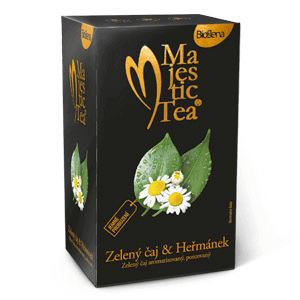 Biogena Majestic Tea Zelený čaj - Heřmánek 20 x 1