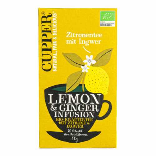 Čaj Lemon & Ginger 50 g BIO   CUPPER Cupper