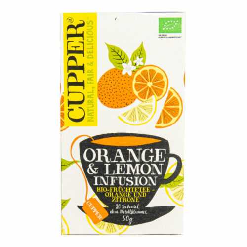 Čaj Orange & Lemon 50 g BIO   CUPPER Cupper