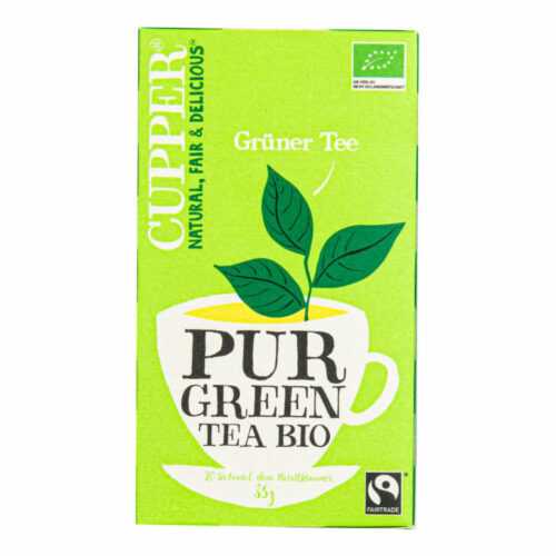 Čaj Pur Green Tea 35 g BIO   CUPPER Cupper