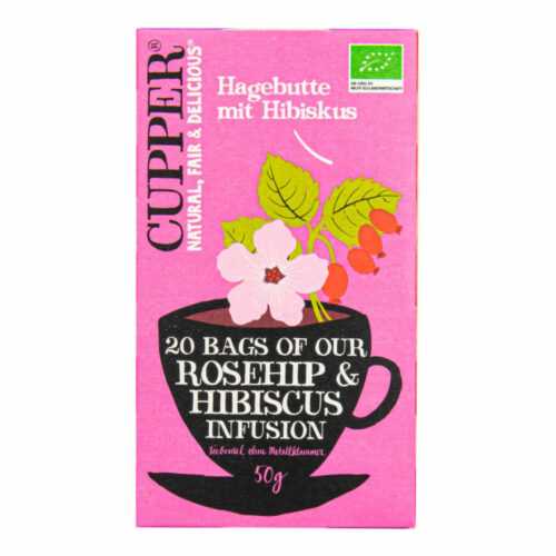 Čaj Rosehip & Hibiscus 50 g BIO   CUPPER Cupper