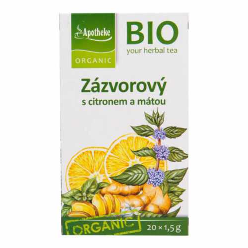 Čaj Zázvorový s citronem a mátou 30 g BIO   MEDIATE Apotheke