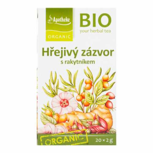 Čaj hřejivý zázvor s rakytníkem 40 g BIO  MEDIATE Apotheke