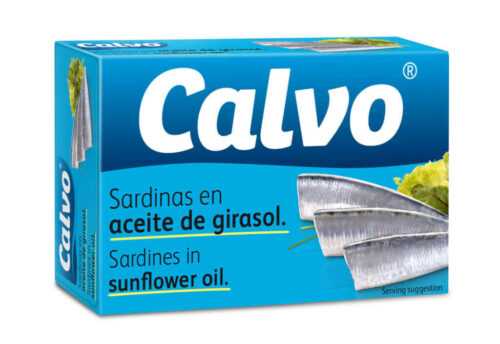Calvo Sardinky ve slunečnicovém oleji 120 g