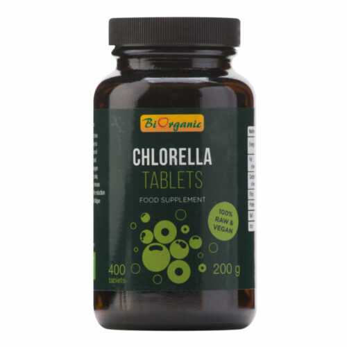 Chlorella 400 tablet 200 g BIO   BIORGANIC Biorganic