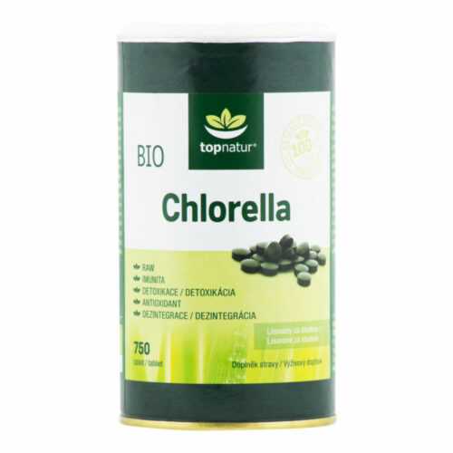 Chlorella 750 tablet 150 g BIO   TOPNATUR Topnatur