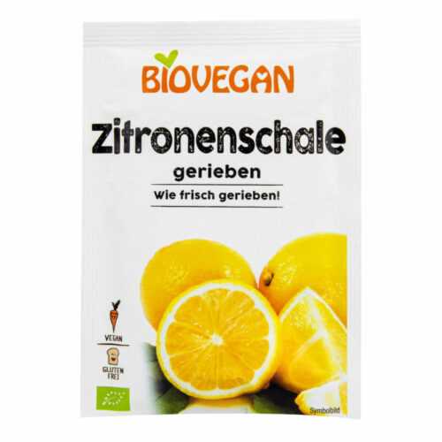 Citronová kůra strouhaná 9 g BIO   BIOVEGAN Biovegan