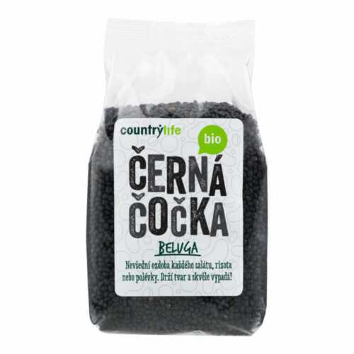 Čočka černá beluga 500 g BIO   COUNTRY LIFE Country Life