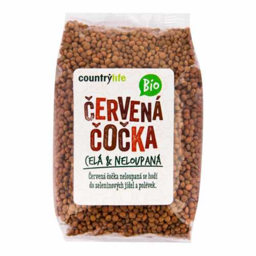 Čočka červená celá 500 g BIO   COUNTRY LIFE Country Life