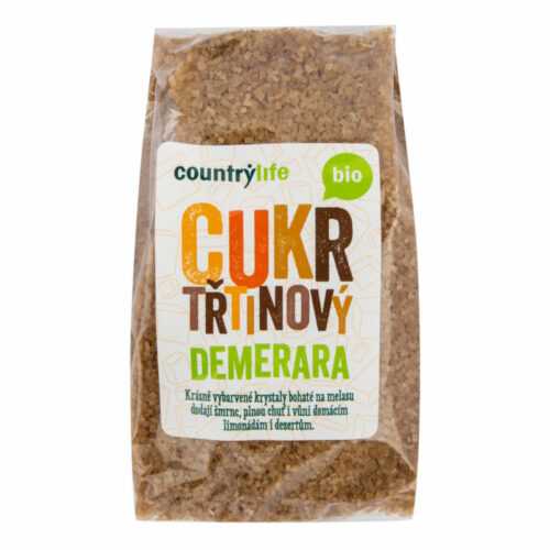 Cukr třtinový Demerara 500 g BIO   COUNTRY LIFE Country Life