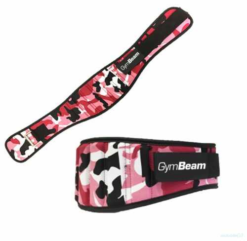 Dámský fitness opasek Pink Camo M - GymBeam GymBeam