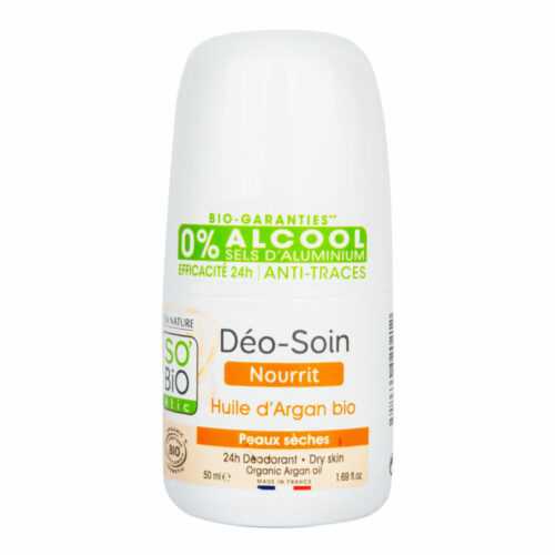 Deodorant přírodní 24h vyživující s arganovým olejem 50 ml BIO   SO’BiO étic So’Bio étic