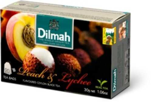 Dilmah čaj černý Broskev Lychee 20 x 1