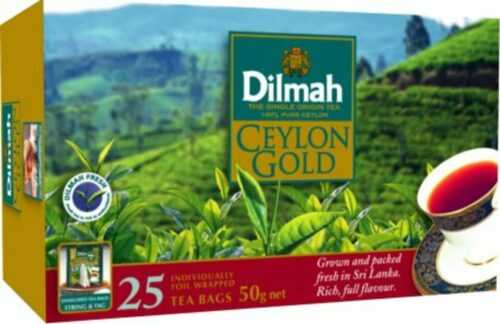 Dilmah čaj černý Ceylon Gold 25 x 2 g