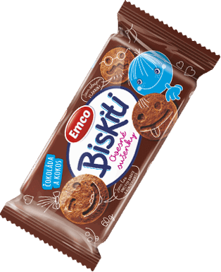 Emco Biskiti ovesné sušenky čokoláda/kokos 60 g