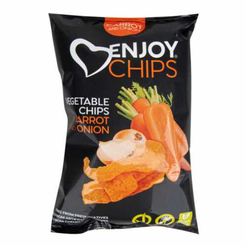 Enjoy Chips s mrkví a cibulí 40 g   NEW DELESPINE New Delespine