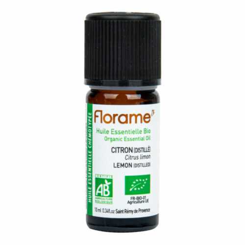 Éterický olej citron destilovaný 10 ml BIO   FLORAME Florame