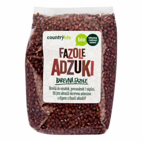 Fazole adzuki 1 kg BIO   COUNTRY LIFE Country Life