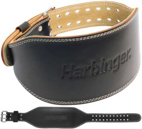 Fitness opasek Padded Leather Black M - Harbinger Harbinger