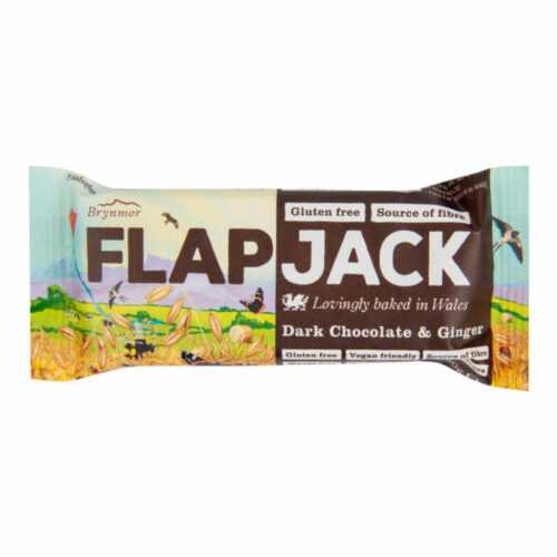 Flapjack ovesný čokoláda se zázvorem bezlepkový 80 g   WHOLEBAKE Wholebake