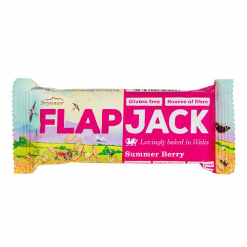 Flapjack ovesný malina-jahoda bezlepkový 80 g   WHOLEBAKE Wholebake