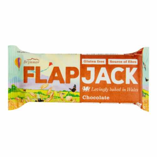 Flapjack ovesný s polevou s čokoládovou příchutí bezlepkový 80 g   WHOLEBAKE Wholebake