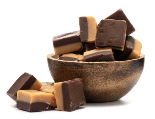 GRIZLY Karamelový fondán vanilka a čokoláda 250 g