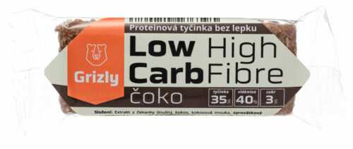 GRIZLY Low carb tyčinka s vlákninou Čokoláda 35 g