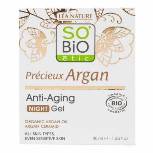 Gel noční 50 ml BIO Anti-age  Precieux Argan   SO’BiO étic So’Bio étic