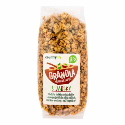 Granola - Křupavé müsli s jablky 350 g BIO   COUNTRY  LIFE Country Life