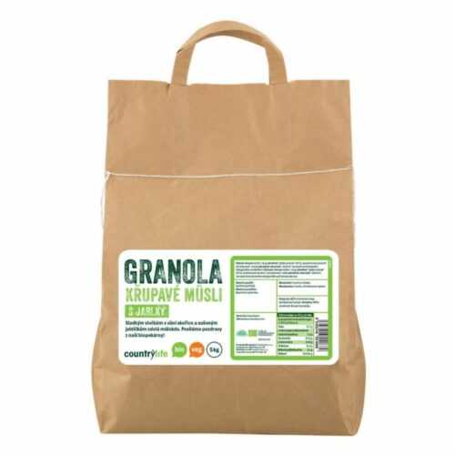 Granola - Křupavé müsli s jablky 5 kg BIO   COUNTRY  LIFE Country Life