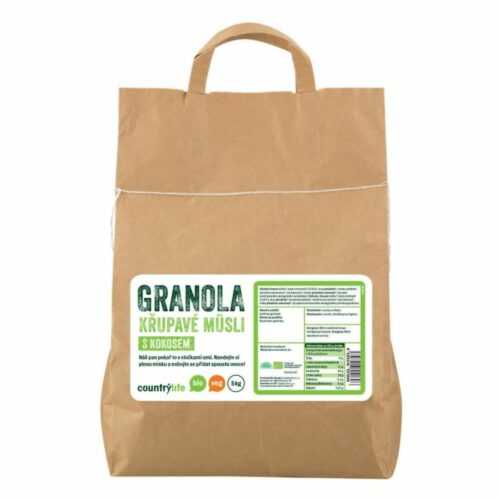 Granola - Křupavé müsli s kokosem 5 kg BIO   COUNTRY LIFE Country Life