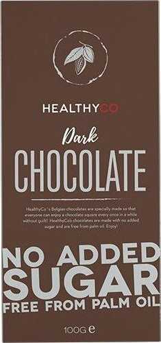 Healthyco Čokoláda hořká bez cukru 100 g