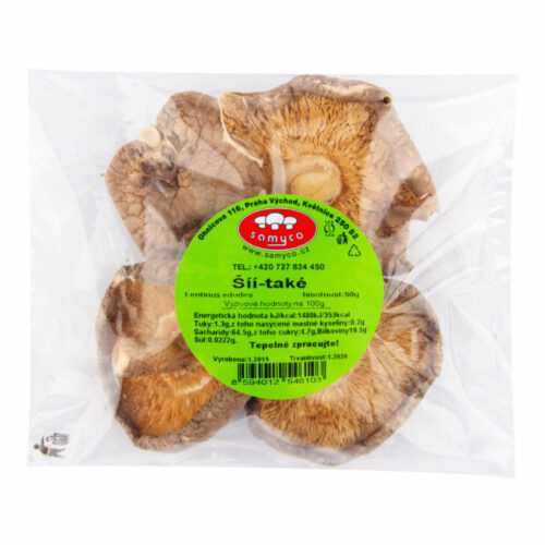 Houby sušené shiitake 50 g   SAMYCO Samyco