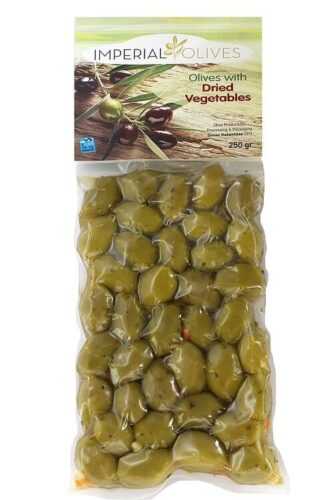 Imperial olives Zelené se sušenou zeleninou  250 g