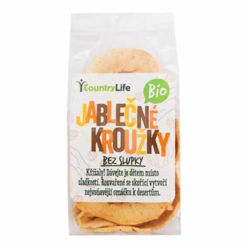 Jablečné kroužky sušené bez slupky 60 g BIO   COUNTRY LIFE Country Life