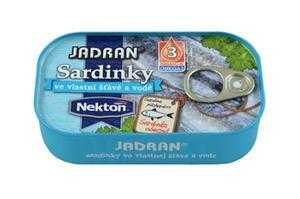 Jadran Sardinky ve vlastní šťávě a vodě 125 g