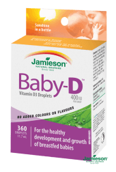 Jamieson Baby-D™ Vitamín D3 400 IU kapky 11